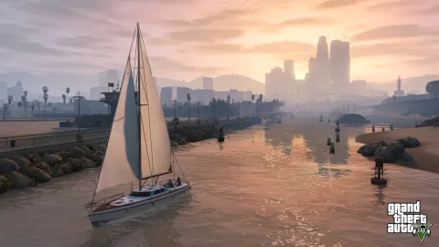 I'm... sailing away...