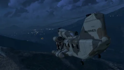 Military helicopter flies to the lake.jpg