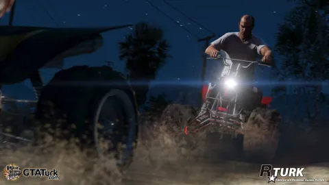 Trevor on a Quad