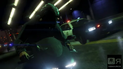 Running from the cops