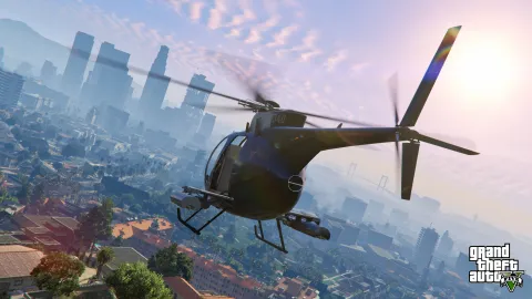 Buzzard over Los Santos