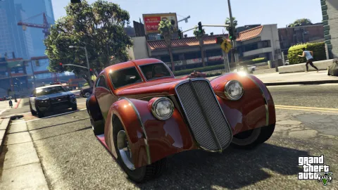 Cops chase a classic