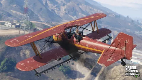 Trevor jumps from a Duster