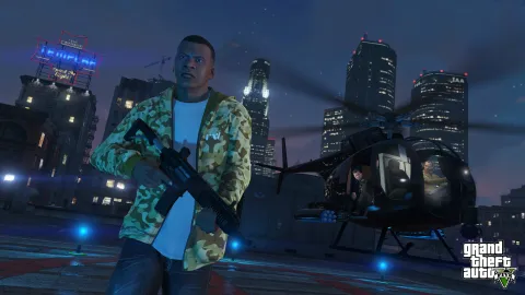 Franklin and friends make a rooftop entrance