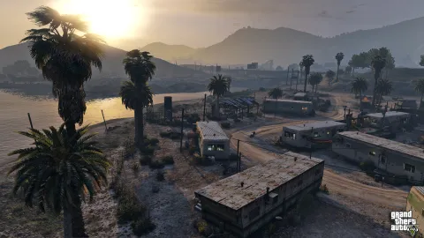 Dusty morning in Stab City