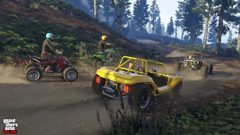 Tearing up trails in the wilderness