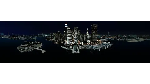 Liberty City - Night Skyline