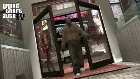 Niko enters a Burger Shot
