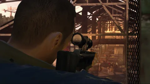 Niko about to break up a get-together