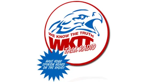 We Know The Truth talk radio logo.