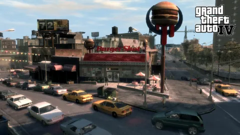Outside the Bruger Shot.