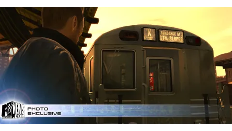 Niko waiting for train