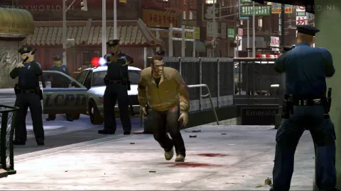 Surronded by Police