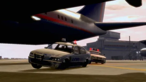 Airport Police Chase