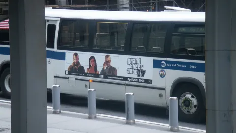 GTA IV ad in New York