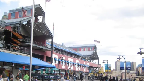The South Street Seaport.
