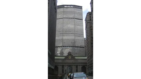 The MetLife Building and Grand Central Terminal