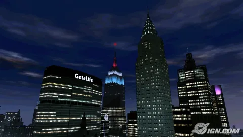 Midtown Algonquin at night.