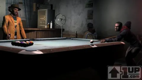 Just a friendly game of pool.