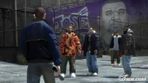 Niko VS the Thugs.