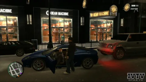 Glithced Car Man