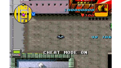 GTA Advance Cheat Mode On