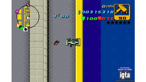 GTA Advance Race To Run 10