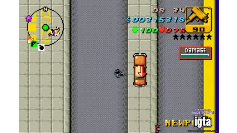 GTA Advance Race To Run 4