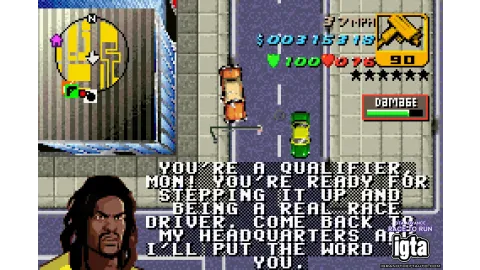 GTA Advance Race To Run 6