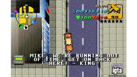 GTA Advance Race To Run 7