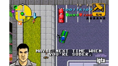 GTA Advance Sober Driver 22