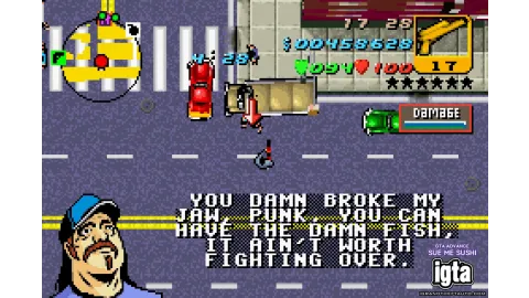 GTA Advance Sue Me Sushi 8