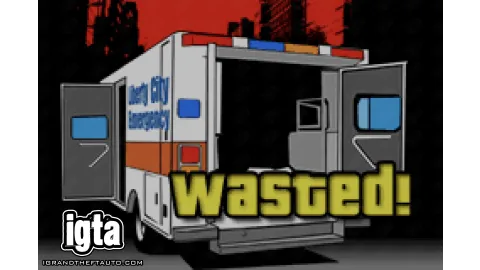 GTA Advance Wasted Screen