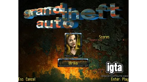 GTA Character Ulrika Menu