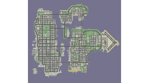 GTA Chinatown Wars Map (Extra Large)