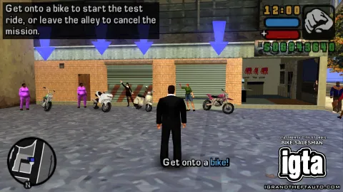 GTA Liberty City Stories Bike Salesman 4