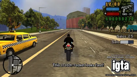 GTA Liberty City Stories Bike Salesman Pcj 600 1