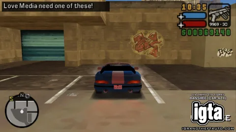 GTA Liberty City Stories Car Azy Banshee 2