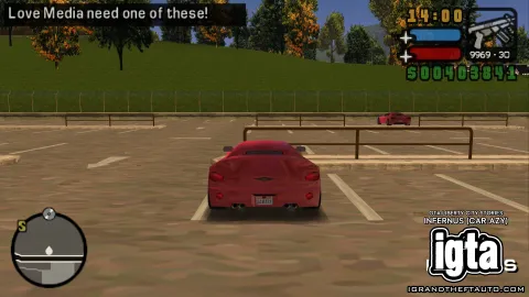 GTA Liberty City Stories Car Azy Infernus 2