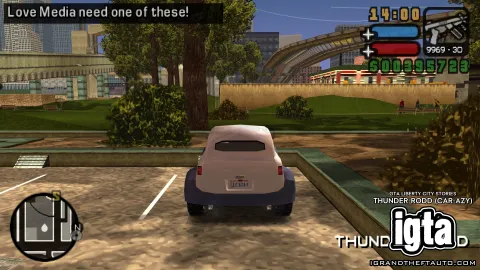 GTA Liberty City Stories Car Azy Thunder Rodd 2