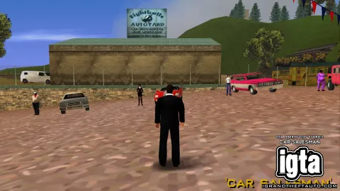 GTA Liberty City Stories Car Salesman Intro 1