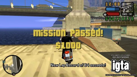 GTA Liberty City Stories Go Go Faggio Completed