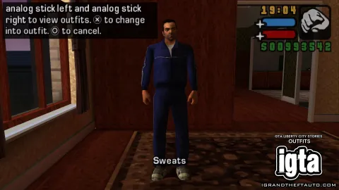 GTA Liberty City Stories Outfit Sweats