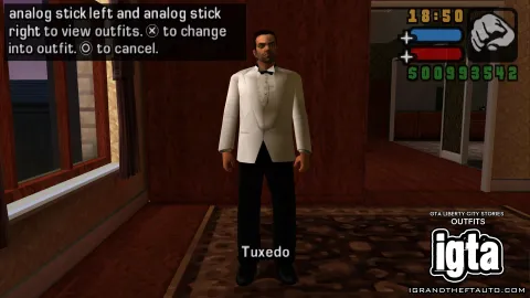 GTA Liberty City Stories Outfit Tuxedo