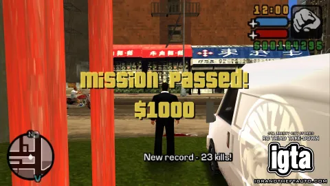 GTA Liberty City Stories Rc Triad Take Down Completed