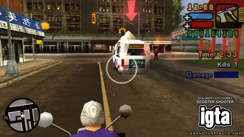 GTA Liberty City Stories Scooter Shooter Action 1