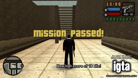 GTA Liberty City Stories Scooter Shooter Completed