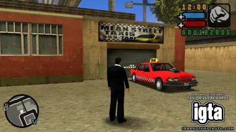 GTA Liberty City Stories Taxi Driver Bickle 79