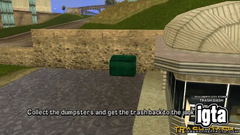 GTA Liberty City Stories Trash Dash Intro 2