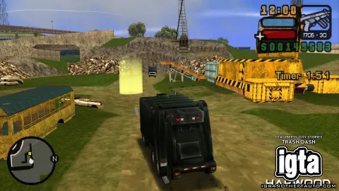 GTA Liberty City Stories Trash Dash Junk Yard